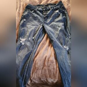 Judy blue button fly jeans 20W